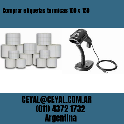 Comprar etiquetas termicas 100 x 150