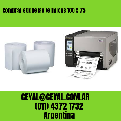 Comprar etiquetas termicas 100 x 75