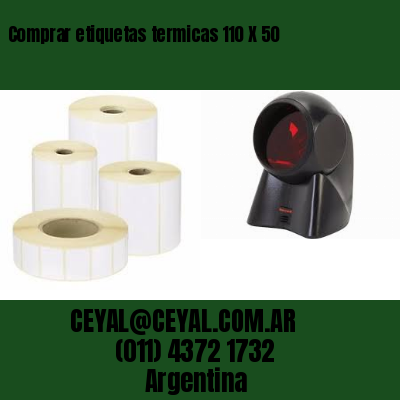 Comprar etiquetas termicas 110 X 50