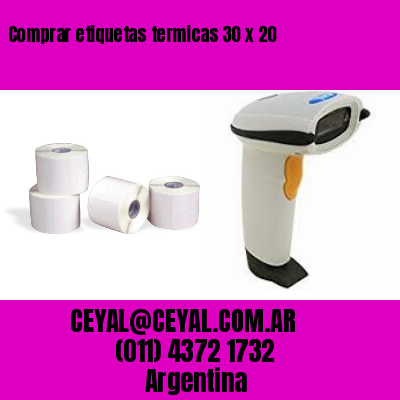 Comprar etiquetas termicas 30 x 20