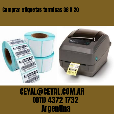 Comprar etiquetas termicas 38 X 20