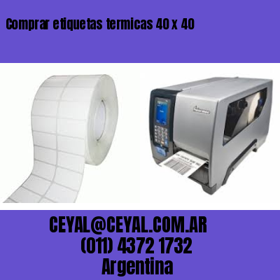 Comprar etiquetas termicas 40 x 40