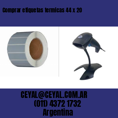 Comprar etiquetas termicas 44 x 20