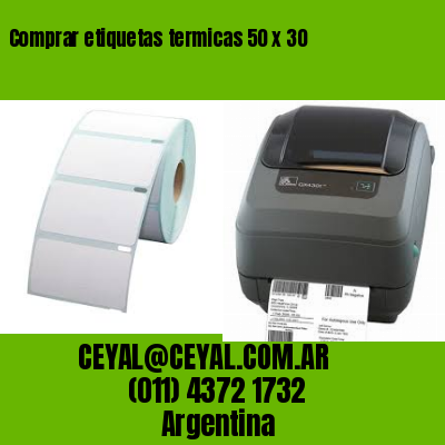 Comprar etiquetas termicas 50 x 30