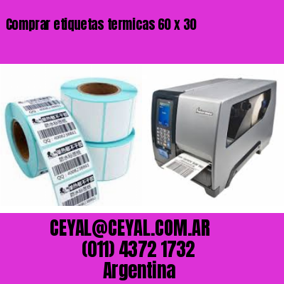 Comprar etiquetas termicas 60 x 30