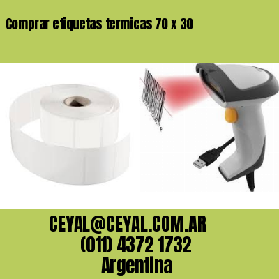 Comprar etiquetas termicas 70 x 30