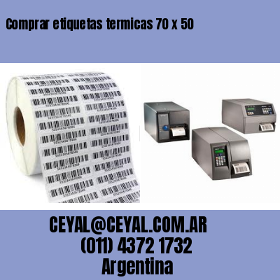 Comprar etiquetas termicas 70 x 50