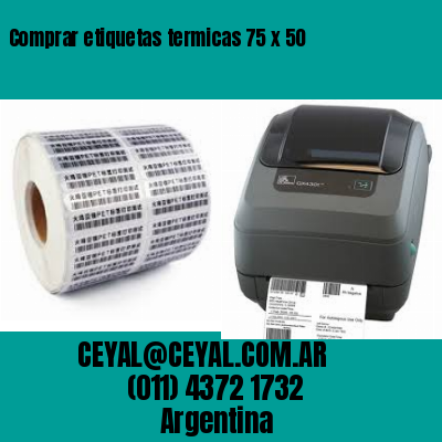 Comprar etiquetas termicas 75 x 50