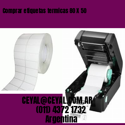 Comprar etiquetas termicas 80 X 50