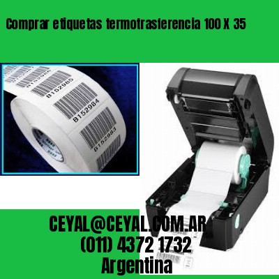 Comprar etiquetas termotrasferencia 100 X 35