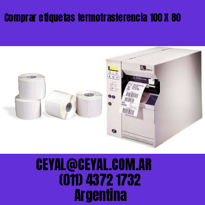 Comprar etiquetas termotrasferencia 100 X 80