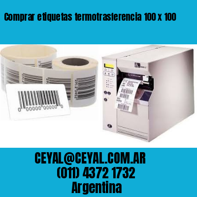 Comprar etiquetas termotrasferencia 100 x 100