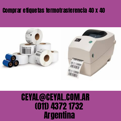 Comprar etiquetas termotrasferencia 40 x 40