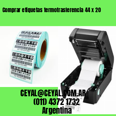 Comprar etiquetas termotrasferencia 44 x 20