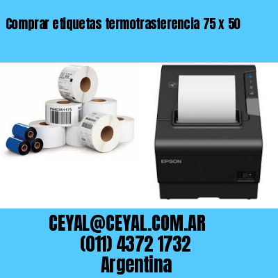 Comprar etiquetas termotrasferencia 75 x 50