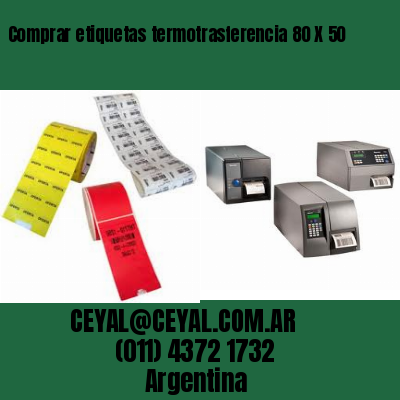 Comprar etiquetas termotrasferencia 80 X 50