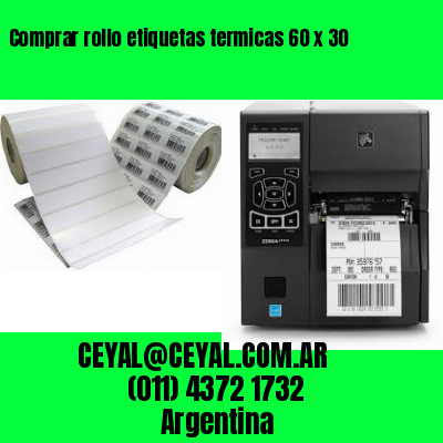 Comprar rollo etiquetas termicas 60 x 30