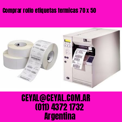 Comprar rollo etiquetas termicas 70 x 50