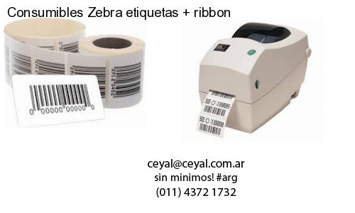 Consumibles Zebra etiquetas   ribbon