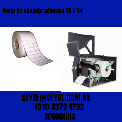 Venta de etiqueta adhesiva 55 x 44