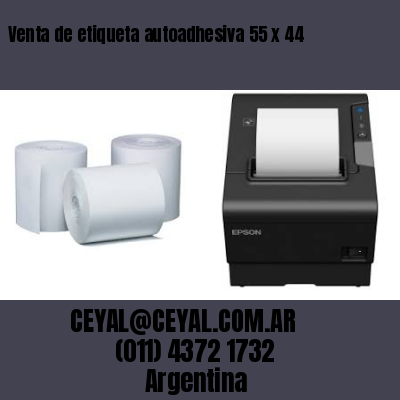 Venta de etiqueta autoadhesiva 55 x 44