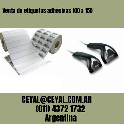 Venta de etiquetas adhesivas 100 x 150