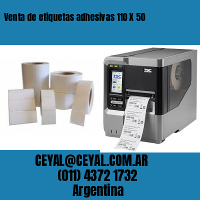 Venta de etiquetas adhesivas 110 X 50