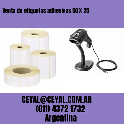 Venta de etiquetas adhesivas 50 X 25