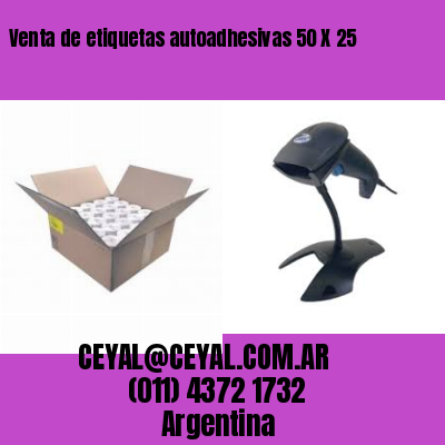 Venta de etiquetas autoadhesivas 50 X 25