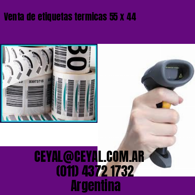 Venta de etiquetas termicas 55 x 44