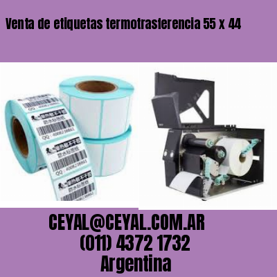 Venta de etiquetas termotrasferencia 55 x 44