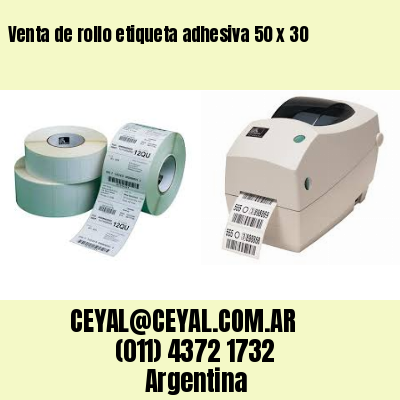 Venta de rollo etiqueta adhesiva 50 x 30