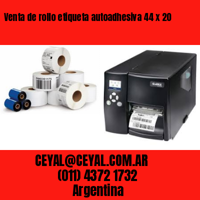 Venta de rollo etiqueta autoadhesiva 44 x 20