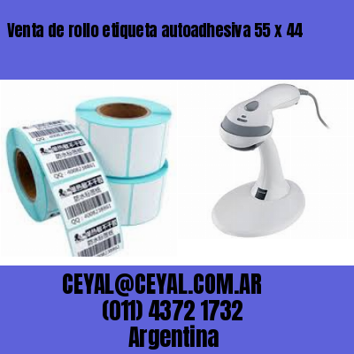 Venta de rollo etiqueta autoadhesiva 55 x 44