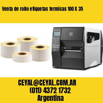 Venta de rollo etiquetas termicas 100 X 35