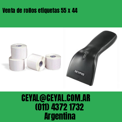 Venta de rollos etiquetas 55 x 44