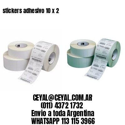 stickers adhesivo 10 x 2