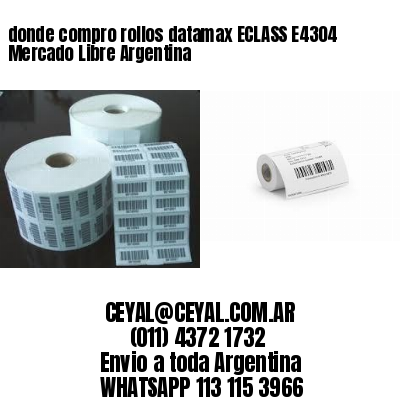 donde compro rollos datamax ECLASS E4304 Mercado Libre Argentina