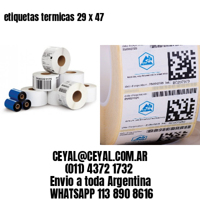 etiquetas termicas 29 x 47