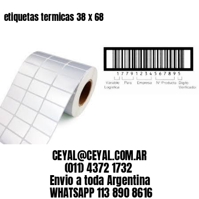 etiquetas termicas 38 x 68