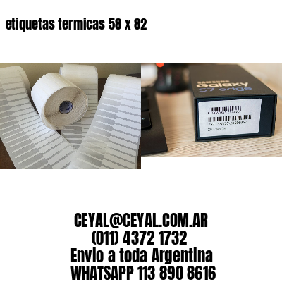 etiquetas termicas 58 x 82