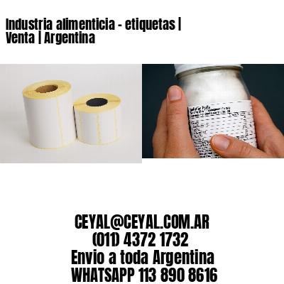 Industria alimenticia - etiquetas | Venta | Argentina