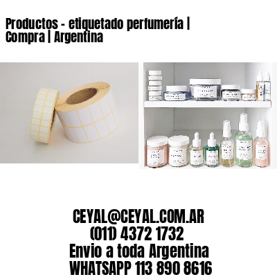 Productos - etiquetado perfumería | Compra | Argentina