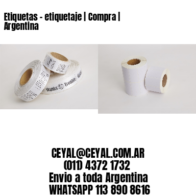 Etiquetas - etiquetaje | Compra | Argentina