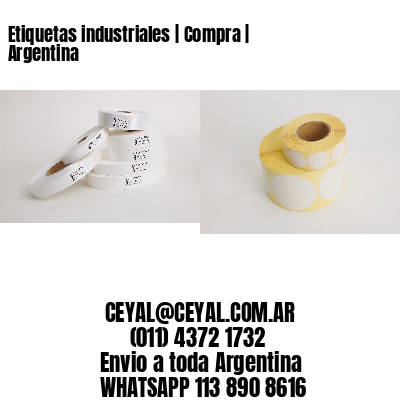 Etiquetas industriales | Compra | Argentina