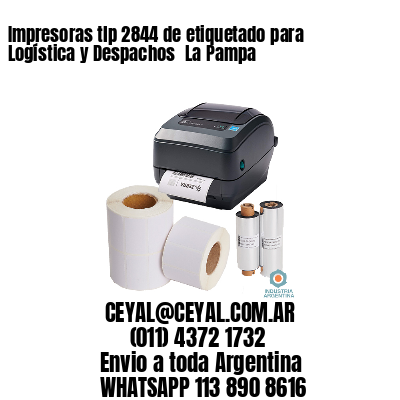 Impresoras tlp 2844 de etiquetado para Logística y Despachos 	La Pampa