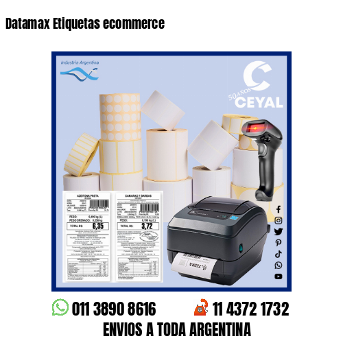 Datamax Etiquetas ecommerce