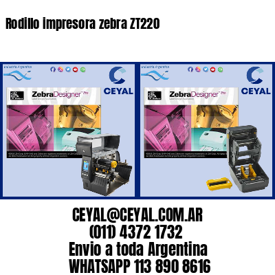 Rodillo impresora zebra ZT220