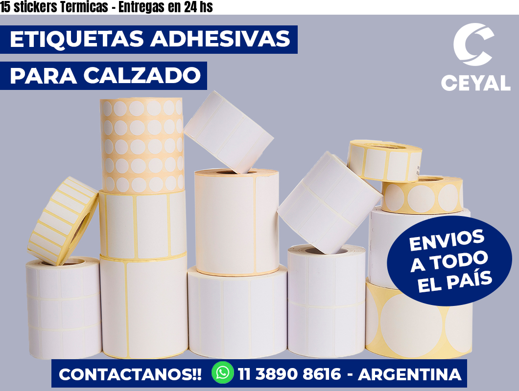 15 stickers Termicas – Entregas en 24 hs