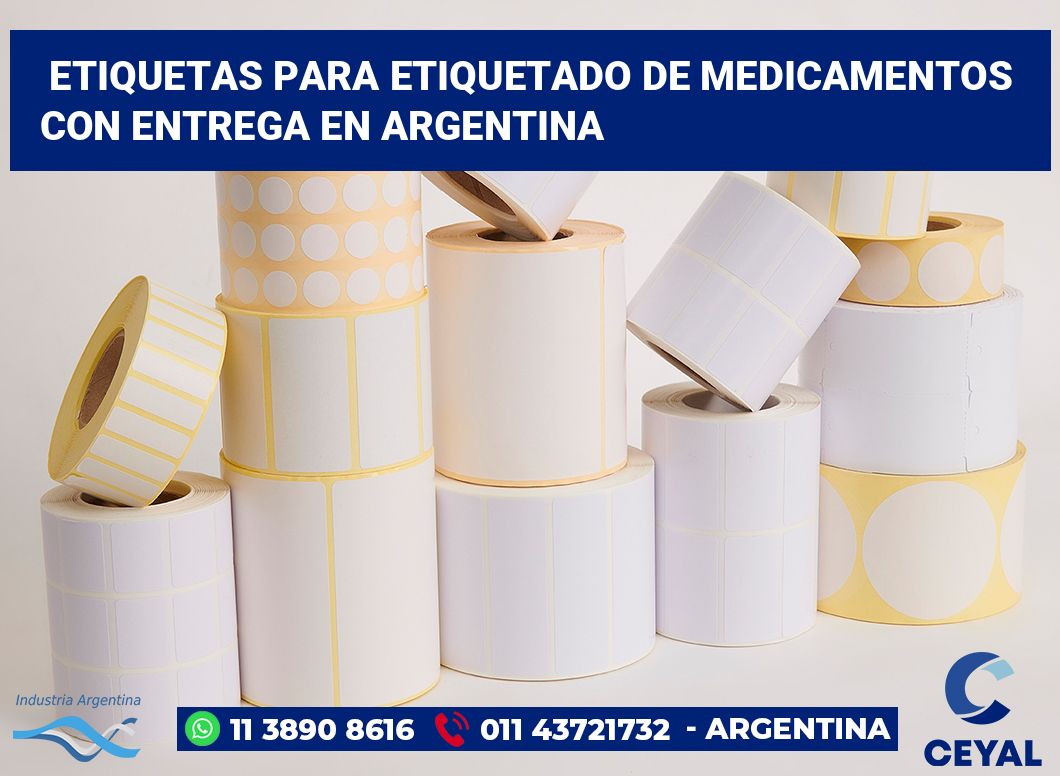 Etiquetas para Etiquetado de Medicamentos con Entrega en Argentina